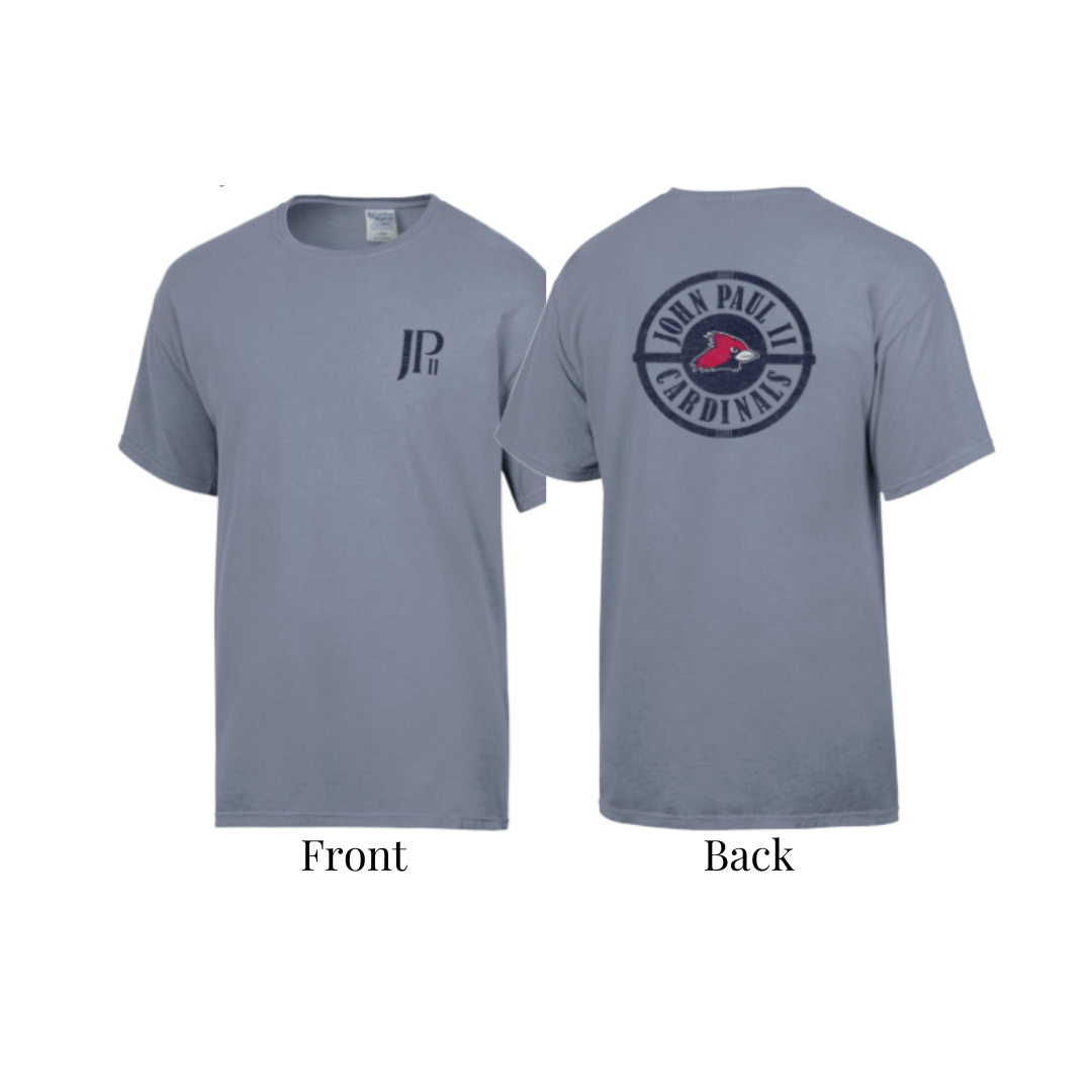 Comfort Wash Cardinal Circle Short Sleeve T-Shirt