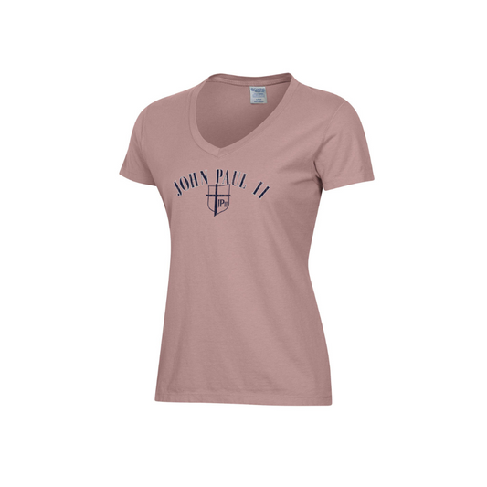 Comfort Wash Women's Short Sleeve V-Neck T-Shirt