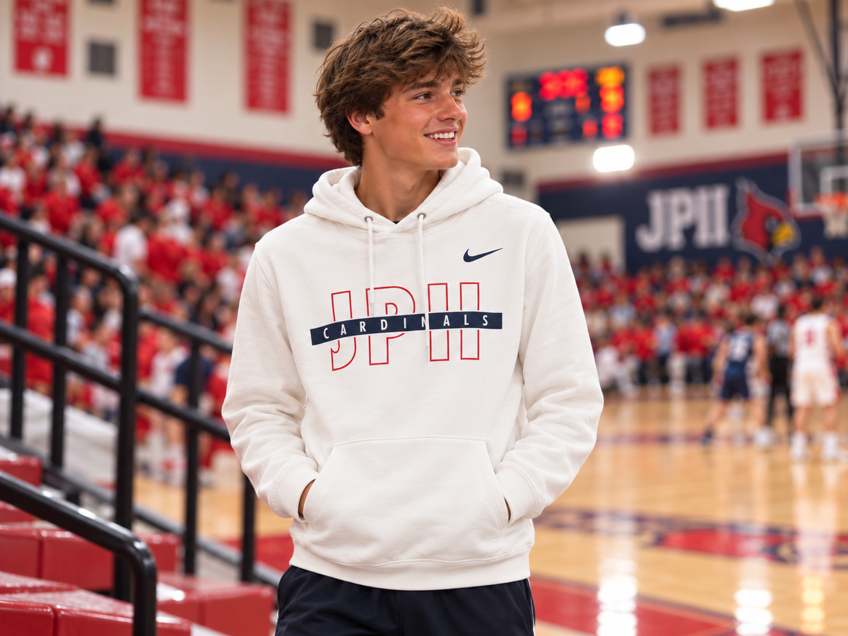 Nike Club Fleece JPII Cardinals Hoodie White