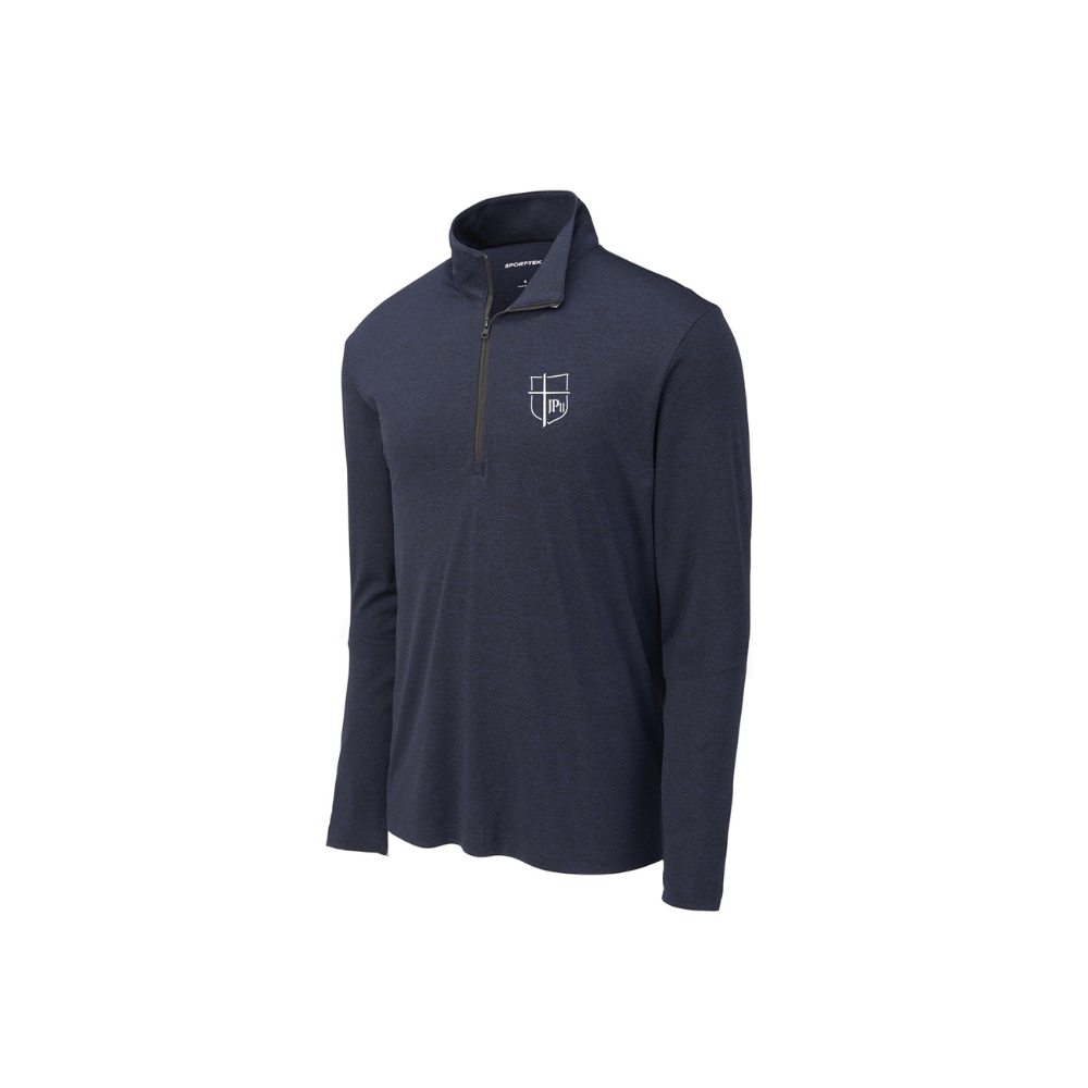 1/2 Zip Pullover Outline Shield Design