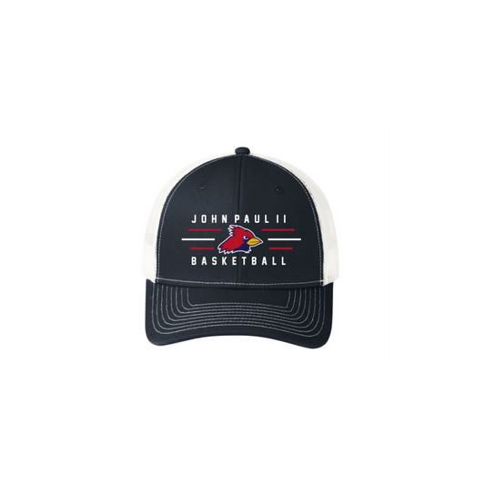 Trucker Hat John Paul II Cardinal Head Basketball