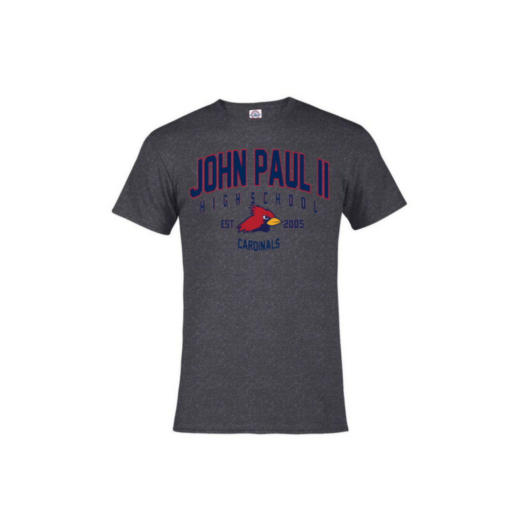 Short Sleeve T-Shirt:  Arced John Paul Design