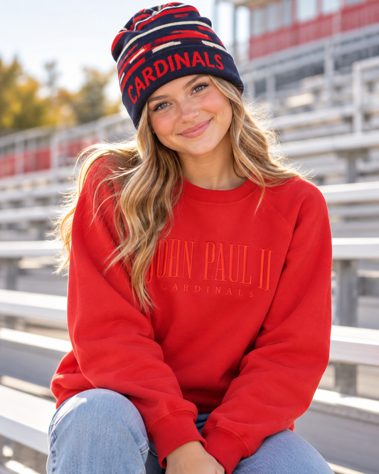 JPII Cardinals Novelty Knit Beanie