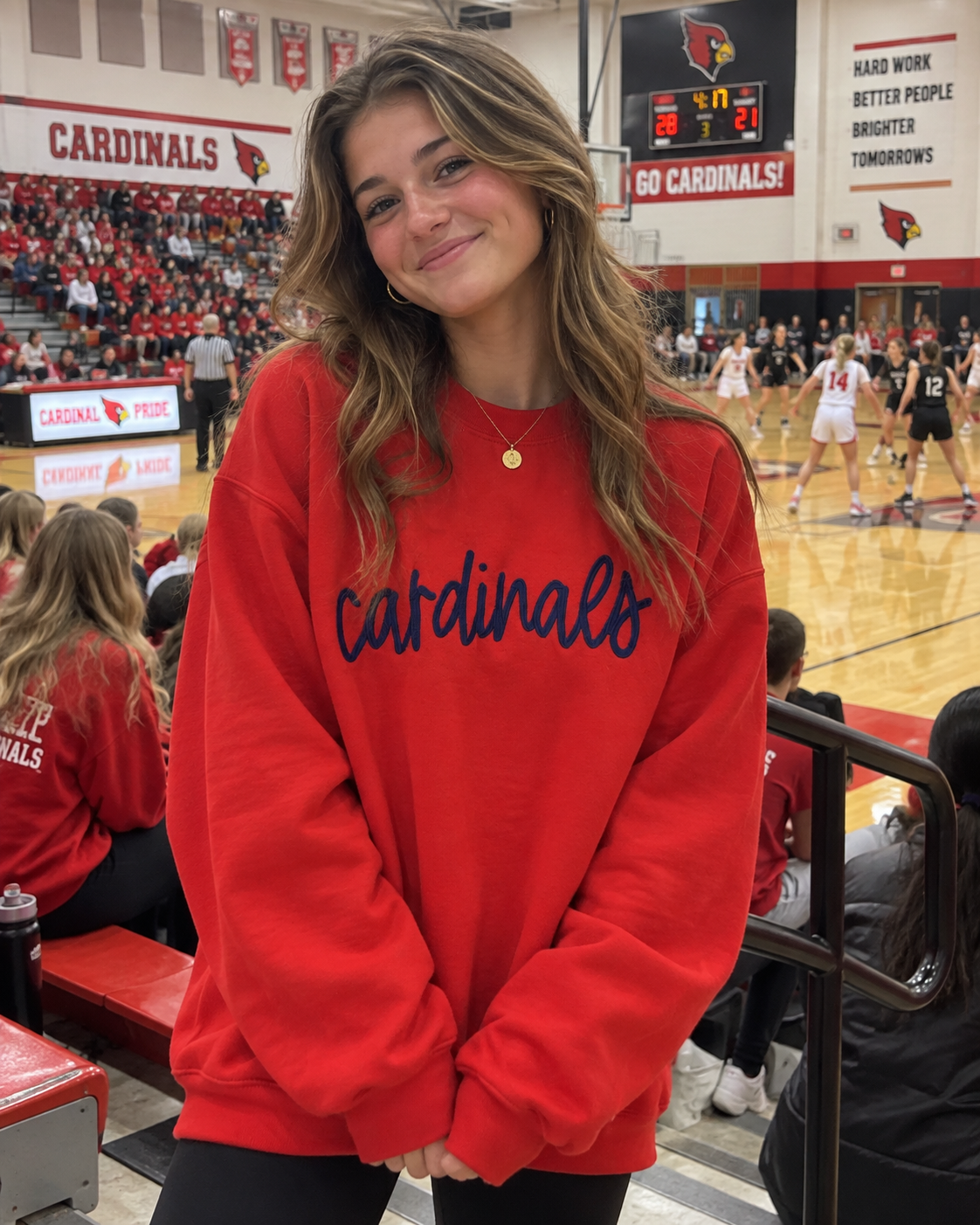 Red Cardinal Crewneck Sweatshirt