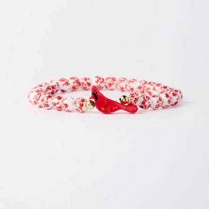 Holy Water Bracelet Red Cardinal Porcelain