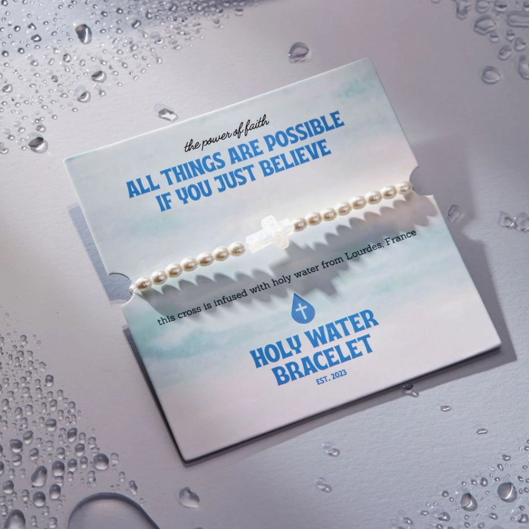Holy Water Bracelet Pearl