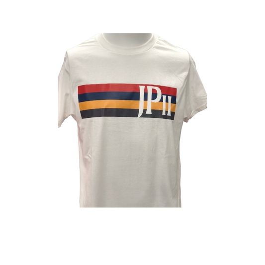 Colorful Striped JPII Short Sleeved T-Shirt