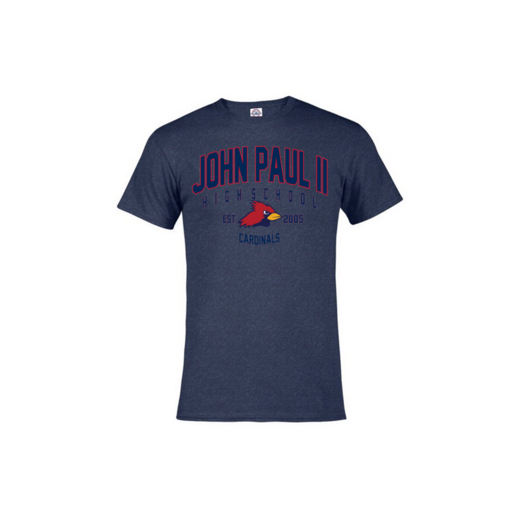 Short Sleeve T-Shirt:  Arced John Paul Design