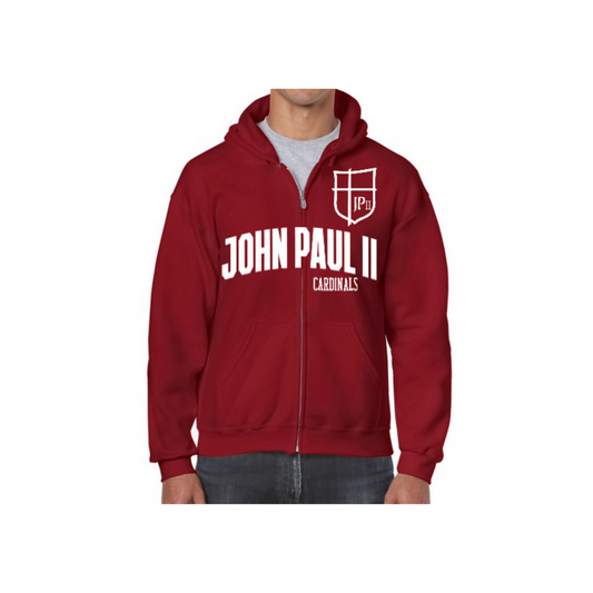 John Paul II Full Zip Sweatshirt